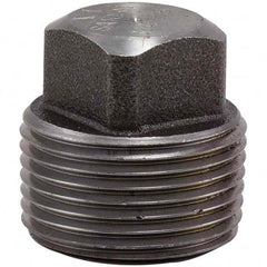Merit Brass - Black Pipe Fittings; Type: Square Plug ; Fitting Size: 2-1/2 (Inch); End Connections: Male NPT ; Classification: 3000 ; Material: Carbon Steel ; Finish/Coating: Mill/Oil - Exact Tooling