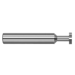 0.5000″ (1/2″) Cutter Diameter × 0.2500″ (1/4″) Width × 0.7500″ (3/4″) Neck Length Carbide Square Standard Keyseat Cutter Non-Ferrous, 6 Flutes