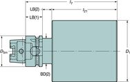 39241050100104250A HSK BLANK - Exact Tooling