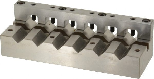 Harig - 1/2" Max Capacity, 90° Angle, V-Block - 6" Long x 2" Wide x 1-3/4" High, Sold as Individual - Exact Tooling