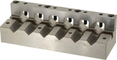 Harig - 1/2" Max Capacity, 90° Angle, V-Block - 6" Long x 2" Wide x 1-3/4" High, Sold as Individual - Exact Tooling
