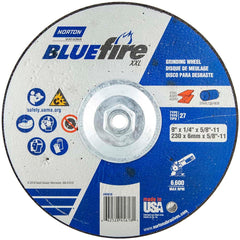 Norton - Depressed-Center Wheels Wheel Diameter (Inch): 9 Wheel Thickness (Inch): 1/4 - Exact Tooling