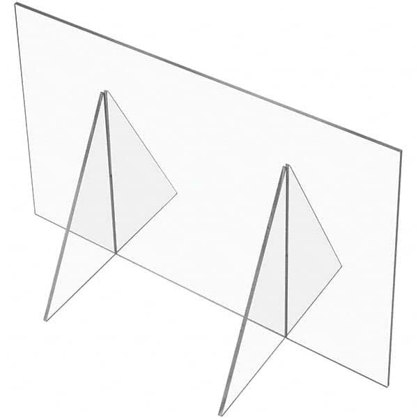USA Sealing - 16" x 36" Self-Supporting Partition & Panel System-Social Distancing Barrier - Exact Tooling
