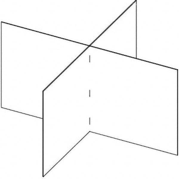 USA Sealing - 36" x 36" Self-Supporting Partition & Panel System-Social Distancing Barrier - Exact Tooling