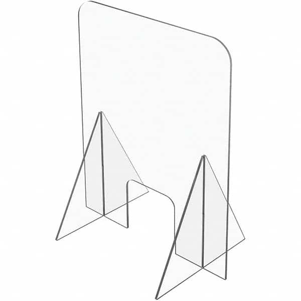 USA Sealing - 24" x 18" Self-Supporting Partition & Panel System-Social Distancing Barrier - Exact Tooling