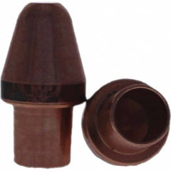 Tuffaloy - Spot Welder Tips For Use With: 7RW Cap Taper Electrode Holder Type: Male Cap A Nose (Pointed) - Exact Tooling