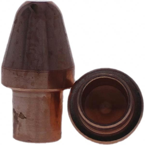 Tuffaloy - Spot Welder Tips For Use With: 7RW Cap Taper Electrode Holder Type: Male Cap A Nose (Pointed) - Exact Tooling