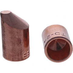 Tuffaloy - Spot Welder Tips For Use With: 4RW Cap Taper Electrode Holder Type: Female Cap D Nose (Offset) - Exact Tooling