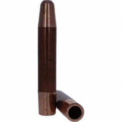 Tuffaloy - Spot Welder Tips For Use With: 5RW Electrode Holder Type: Straight Tip A Nose (Pointed) - Exact Tooling