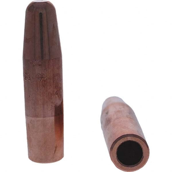 Tuffaloy - Spot Welder Tips For Use With: 5RW Electrode Holder Type: Straight Tip A Nose (Pointed) - Exact Tooling