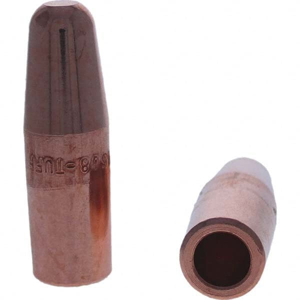 Tuffaloy - Spot Welder Tips For Use With: 5RW Electrode Holder Type: Straight Tip A Nose (Pointed) - Exact Tooling
