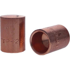 Tuffaloy - Spot Welder Tips For Use With: 5RW Cap Taper Electrode Holder Type: Female Cap F Nose (Radius) - Exact Tooling