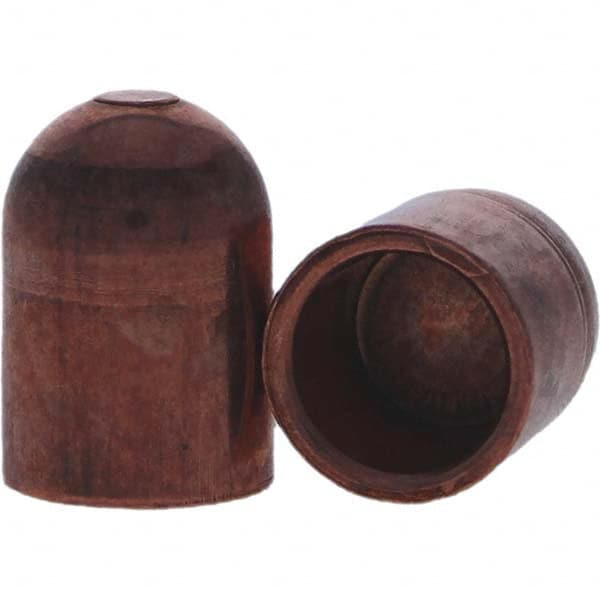 Tuffaloy - Spot Welder Tips For Use With: 5RW Cap Taper Electrode Holder Type: Female Cap B Nose (Dome) - Exact Tooling