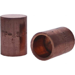 Tuffaloy - Spot Welder Tips For Use With: 5RW Cap Taper Electrode Holder Type: Female Cap C Nose (Flat) - Exact Tooling