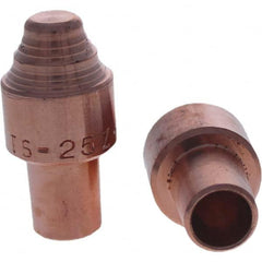 Tuffaloy - Spot Welder Tips For Use With: 5RW Cap Taper Electrode Holder Type: Male Cap S Nose - Exact Tooling