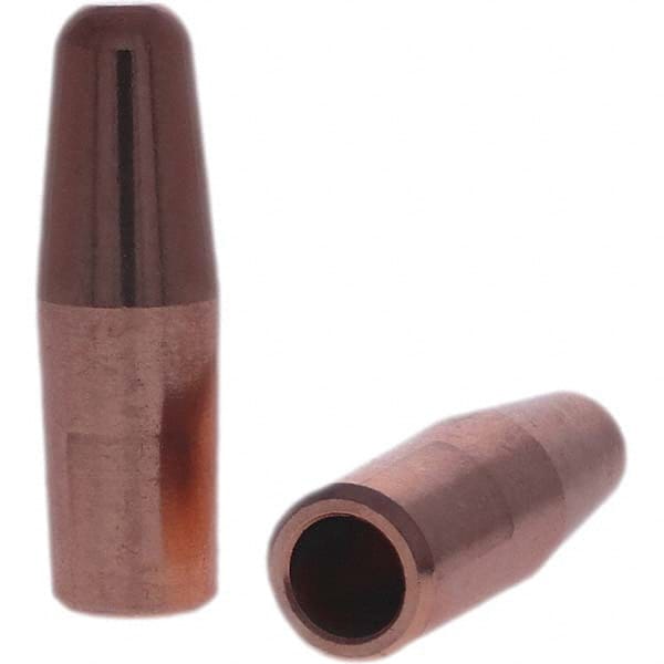 Tuffaloy - Spot Welder Tips For Use With: 4RW Electrode Holder Type: Straight Tip A Nose (Pointed) - Exact Tooling