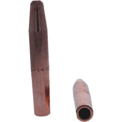 Tuffaloy - Spot Welder Tips For Use With: 4RW Electrode Holder Type: Straight Tip A Nose (Pointed) - Exact Tooling