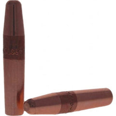 Tuffaloy - Spot Welder Tips For Use With: 4RW Electrode Holder Type: Straight Tip A Nose (Pointed) - Exact Tooling