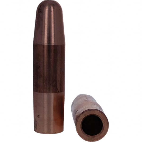 Tuffaloy - Spot Welder Tips For Use With: 7RW Electrode Holder Type: Straight Tip A Nose (Pointed) - Exact Tooling