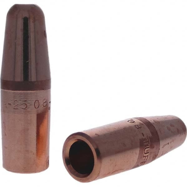 Tuffaloy - Spot Welder Tips For Use With: 5RW Electrode Holder Type: Straight Tip A Nose (Pointed) - Exact Tooling