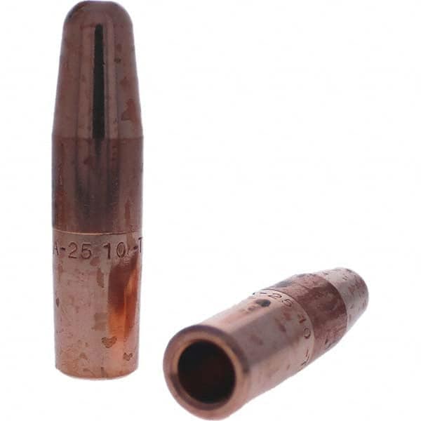 Tuffaloy - Spot Welder Tips For Use With: 7RW Electrode Holder Type: Straight Tip A Nose (Pointed) - Exact Tooling