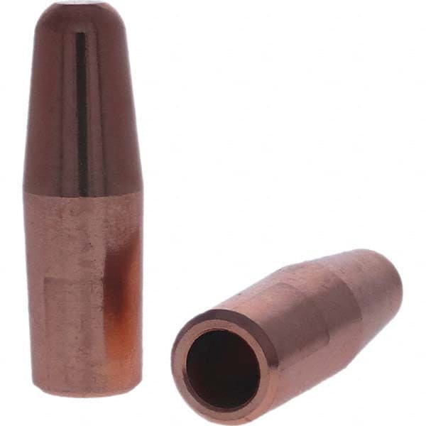 Tuffaloy - Spot Welder Tips For Use With: 4RW Electrode Holder Type: Straight Tip A Nose (Pointed) - Exact Tooling