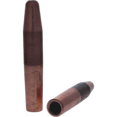 Tuffaloy - Spot Welder Tips For Use With: 4RW Electrode Holder Type: Straight Tip A Nose (Pointed) - Exact Tooling