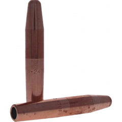 Tuffaloy - Spot Welder Tips For Use With: 4RW Electrode Holder Type: Straight Tip A Nose (Pointed) - Exact Tooling