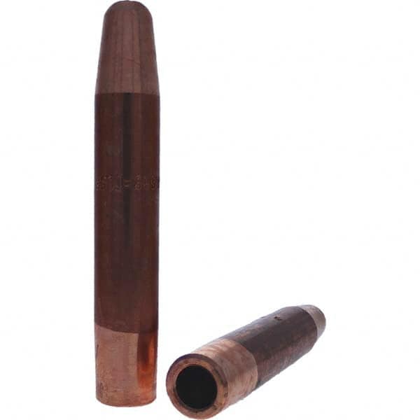 Tuffaloy - Spot Welder Tips For Use With: 5RW Electrode Holder Type: Straight Tip A Nose (Pointed) - Exact Tooling