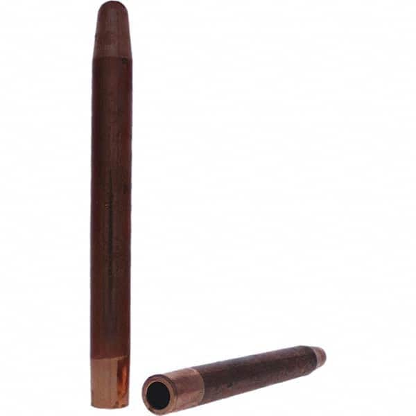 Tuffaloy - Spot Welder Tips For Use With: 5RW Electrode Holder Type: Straight Tip A Nose (Pointed) - Exact Tooling