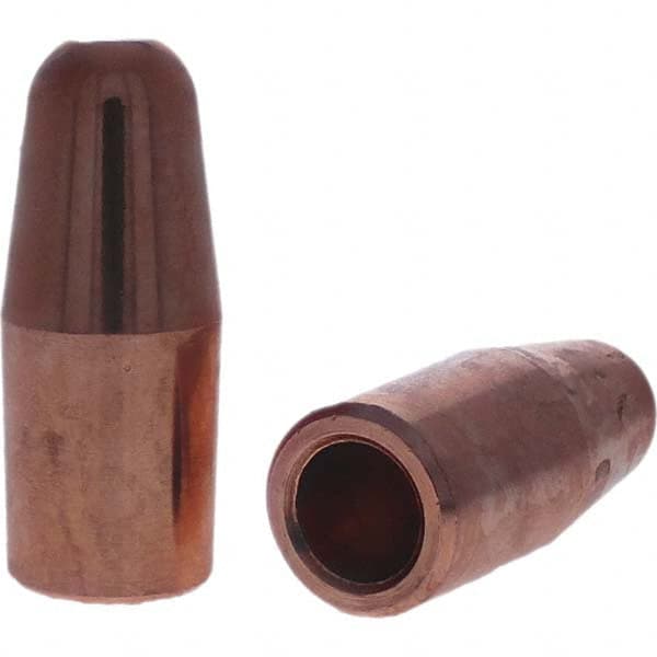Tuffaloy - Spot Welder Tips For Use With: 6RW Electrode Holder Type: Straight Tip A Nose (Pointed) - Exact Tooling