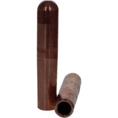 Tuffaloy - Spot Welder Tips For Use With: 4RW Electrode Holder Type: Straight Tip B Nose (Dome) - Exact Tooling