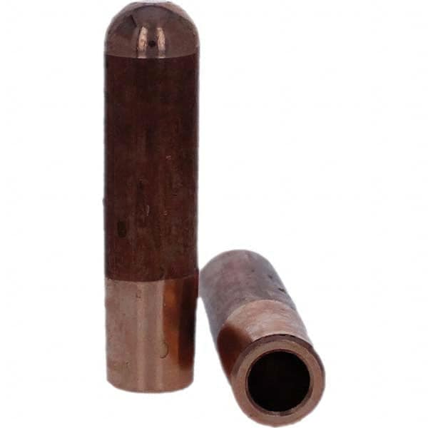 Tuffaloy - Spot Welder Tips For Use With: 5RW Electrode Holder Type: Straight Tip B Nose (Dome) - Exact Tooling