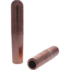 Tuffaloy - Spot Welder Tips For Use With: 6RW Electrode Holder Type: Straight Tip B Nose (Dome) - Exact Tooling