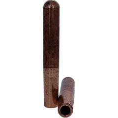 Tuffaloy - Spot Welder Tips For Use With: 4RW Electrode Holder Type: Straight Tip B Nose (Dome) - Exact Tooling