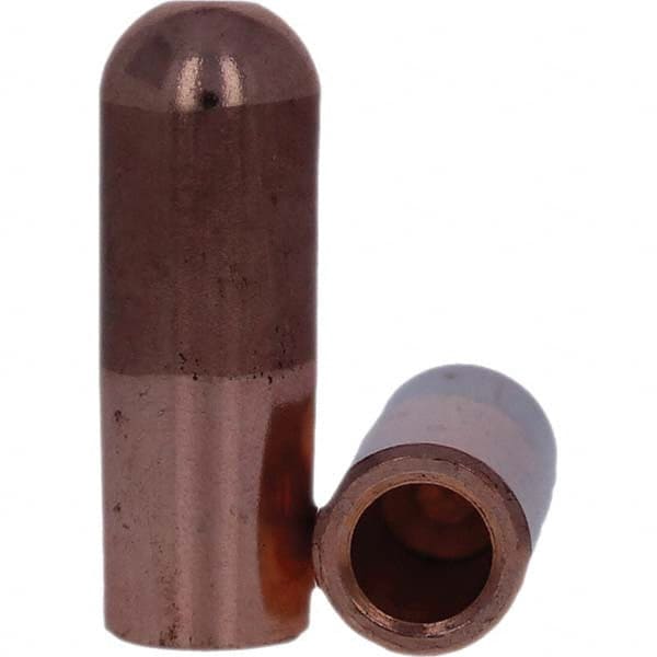 Tuffaloy - Spot Welder Tips For Use With: 5RW Electrode Holder Type: Straight Tip B Nose (Dome) - Exact Tooling