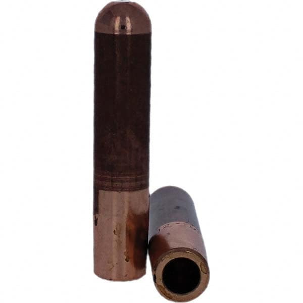 Tuffaloy - Spot Welder Tips For Use With: 5RW Electrode Holder Type: Straight Tip B Nose (Dome) - Exact Tooling