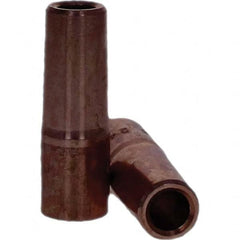 Tuffaloy - Spot Welder Tips For Use With: 4RW Electrode Holder Type: Straight Tip C Nose (Flat) - Exact Tooling