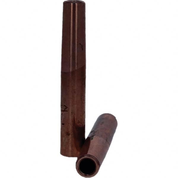 Tuffaloy - Spot Welder Tips For Use With: 4RW Electrode Holder Type: Straight Tip C Nose (Flat) - Exact Tooling