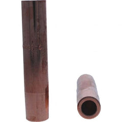 Tuffaloy - Spot Welder Tips For Use With: 5RW Electrode Holder Type: Straight Tip C Nose (Flat) - Exact Tooling