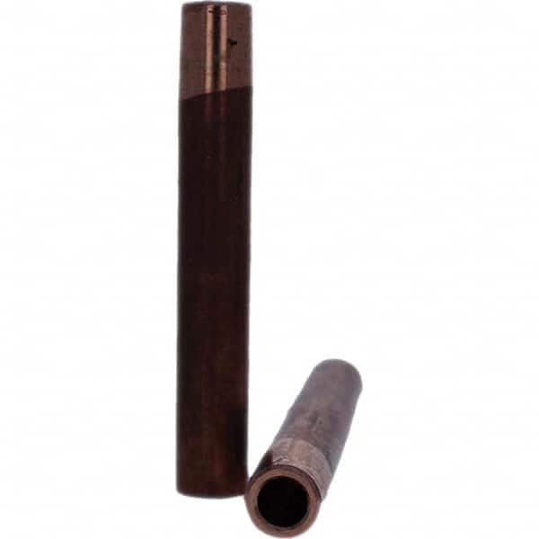 Tuffaloy - Spot Welder Tips For Use With: 6RW Electrode Holder Type: Straight Tip C Nose (Flat) - Exact Tooling