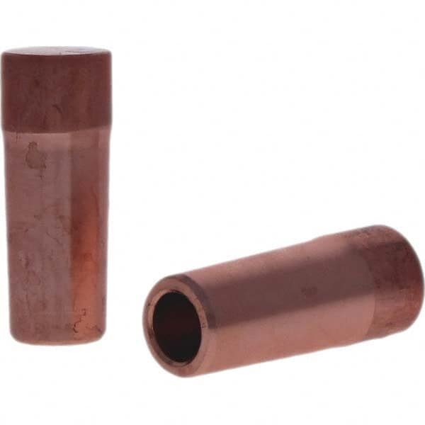 Tuffaloy - Spot Welder Tips For Use With: 4RW Electrode Holder Type: Straight Tip C Nose (Flat) - Exact Tooling