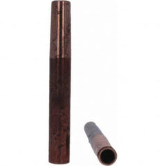 Tuffaloy - Spot Welder Tips For Use With: 4RW Electrode Holder Type: Straight Tip C Nose (Flat) - Exact Tooling