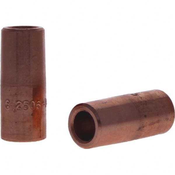 Tuffaloy - Spot Welder Tips For Use With: 5RW Electrode Holder Type: Straight Tip C Nose (Flat) - Exact Tooling
