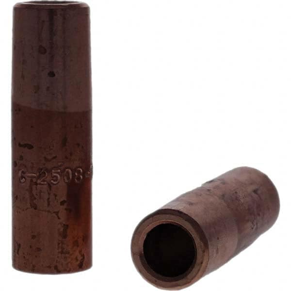 Tuffaloy - Spot Welder Tips For Use With: 5RW Electrode Holder Type: Straight Tip C Nose (Flat) - Exact Tooling