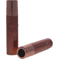 Tuffaloy - Spot Welder Tips For Use With: 5RW Electrode Holder Type: Straight Tip C Nose (Flat) - Exact Tooling