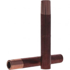 Tuffaloy - Spot Welder Tips For Use With: 5RW Electrode Holder Type: Straight Tip C Nose (Flat) - Exact Tooling