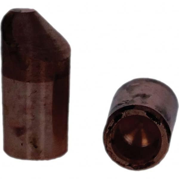 Tuffaloy - Spot Welder Tips For Use With: 5RW Electrode Holder Type: Straight Tip D Nose (Offset) - Exact Tooling