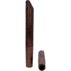 Tuffaloy - Spot Welder Tips For Use With: 4RW Electrode Holder Type: Straight Tip D Nose (Offset) - Exact Tooling