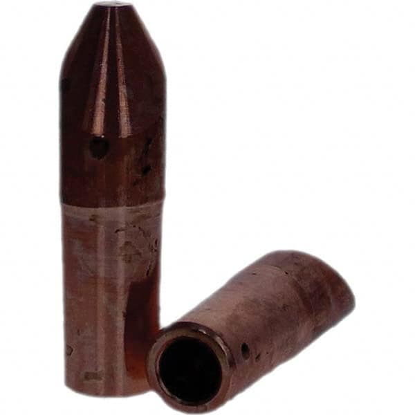 Tuffaloy - Spot Welder Tips For Use With: 4RW Electrode Holder Type: Straight Tip D Nose (Offset) - Exact Tooling